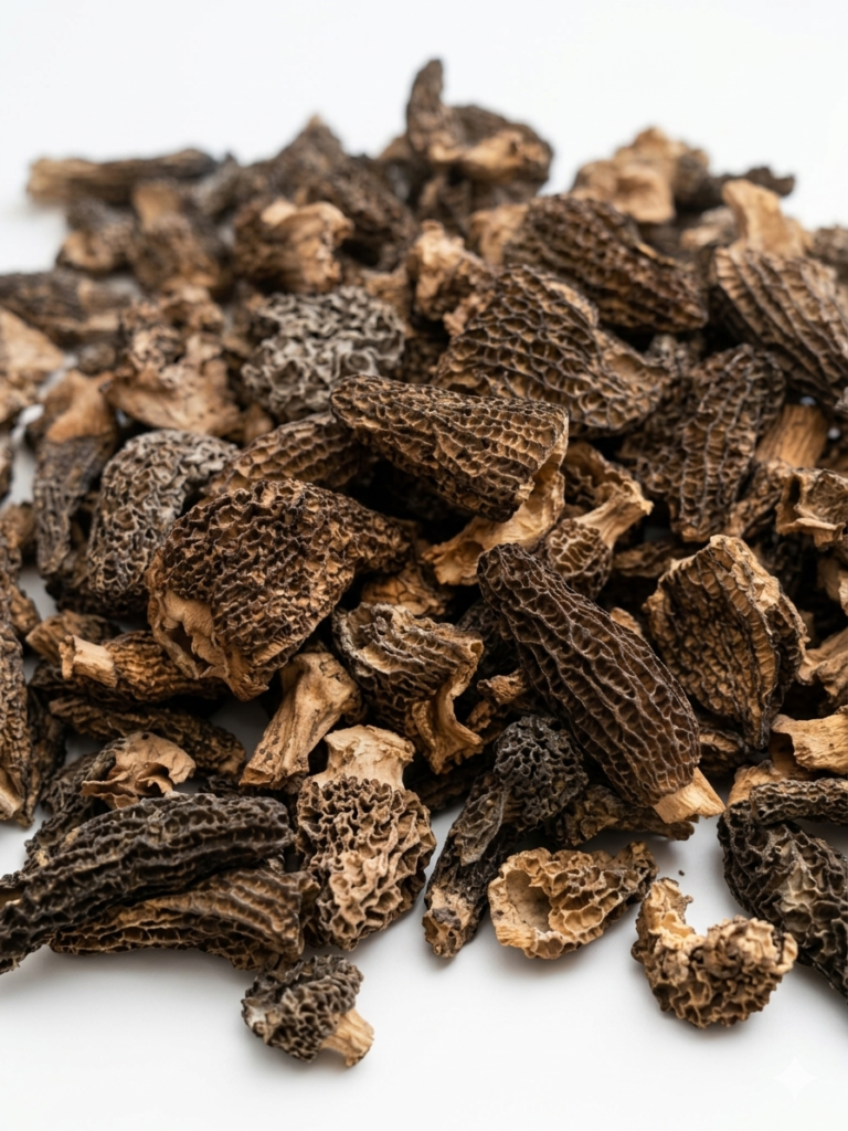 Dried Wild Morel Mushrooms Whole & Wild Porcini Mix Boletus Edulis Gourmet Pack