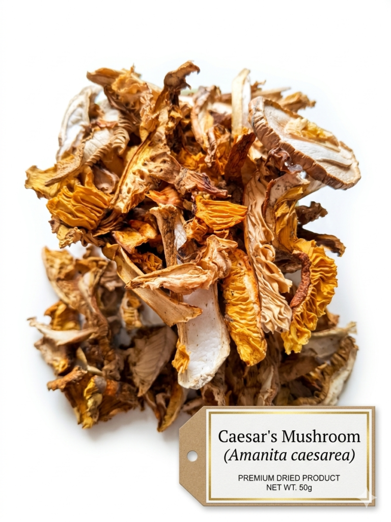Dried Wild Caesar’s Mushrooms Sliced Caps Only & Wild Porcini Mix Boletus Edulis