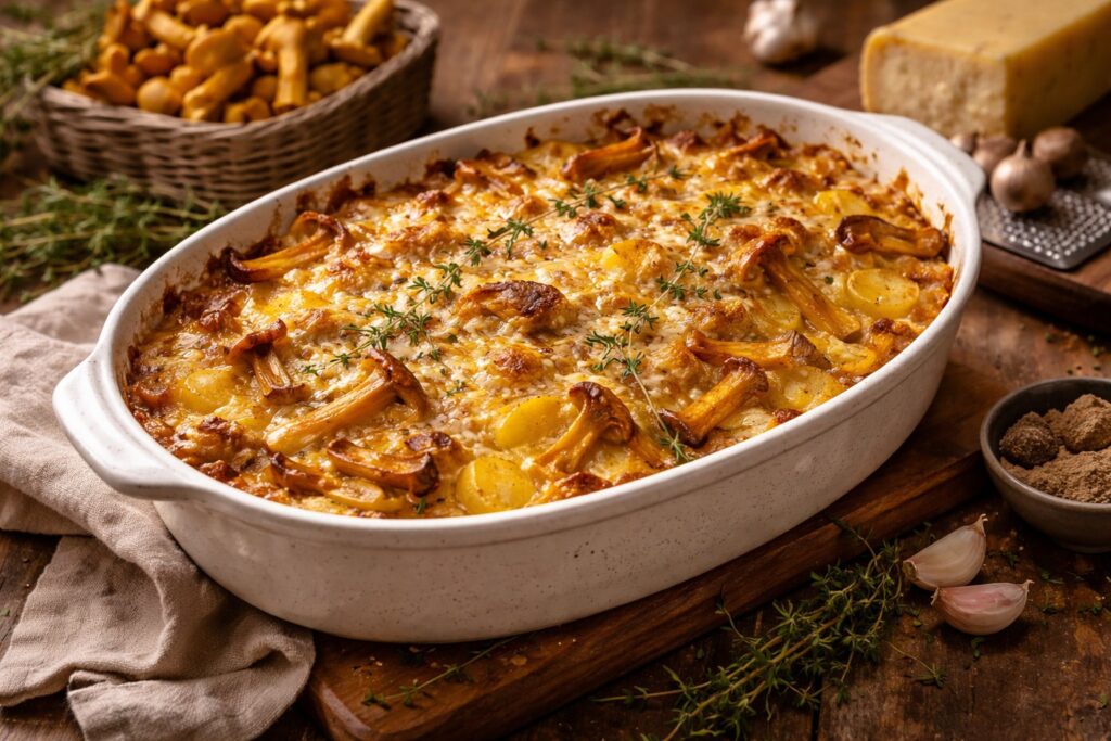 Alpine Yellow Foot Gratin Recipe French Alps Gourmet