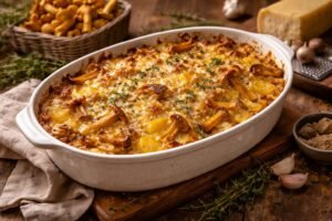 Alpine Glow Yellow Foot and Comte Gratin Alpine Yellow Foot Gratin Recipe French Alps Gourmet