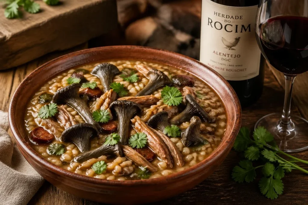 Arroz de Faisão with Grey Chanterelles