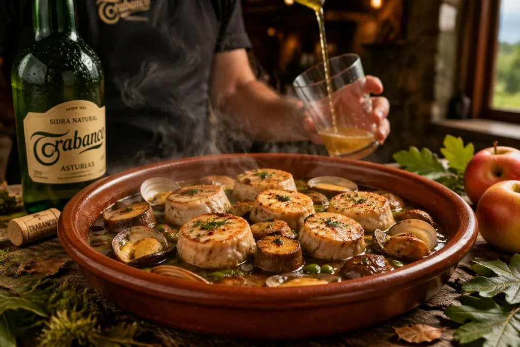 Asturian Porcini & Sidra Braised Monkfish