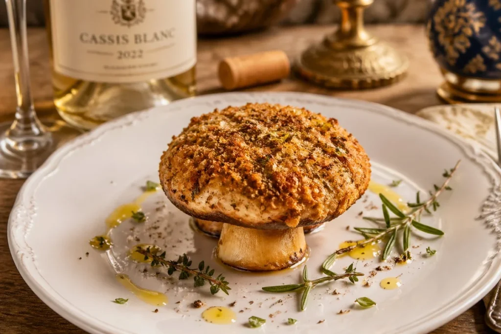 Azure Coast Luxury Provencal Herb Crusted Caesar Mushroom for Incredible Mastery