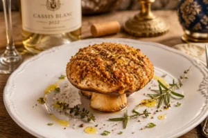Azure Coast Luxury Provencal Herb Crusted Caesar Mushroom for Incredible Mastery