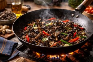 Balkan "Forest Gold" Stir-Fry Balkan Forest Gold Stir-Fry Grey Chanterelles & Wild Herbs