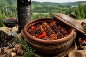 Balkan "Kavarma" with Morels