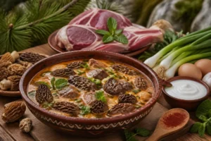 Balkan Lamb & Morel Stew (Rodopi Style)