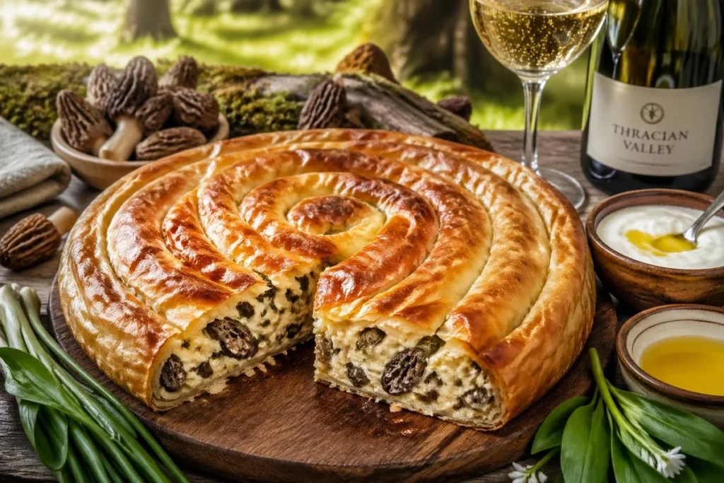 Banitsa with Morels (Balkan Fusion)