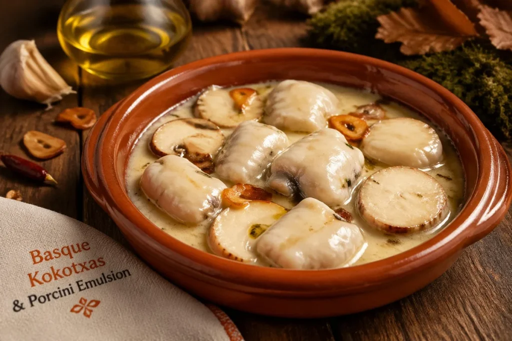 Basque Boletus Edulis - Kokotxas Emulsion