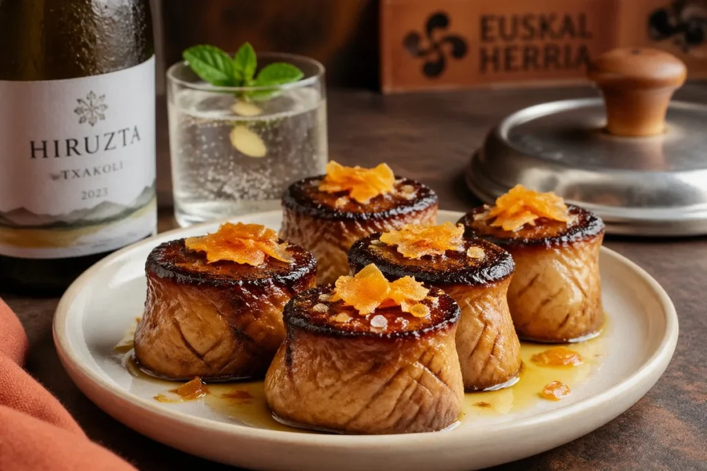 Basque Boletus a la Plancha with Cured Egg Yolk