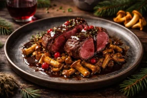 Black Forest Venison with Yellow Foot Grand Veneur