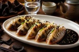 Black Trumpet & Wagyu Gyoza