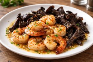 Black Trumpet Mushroom Garlic Butter Shrimp Recipe for Ultimate Perfection