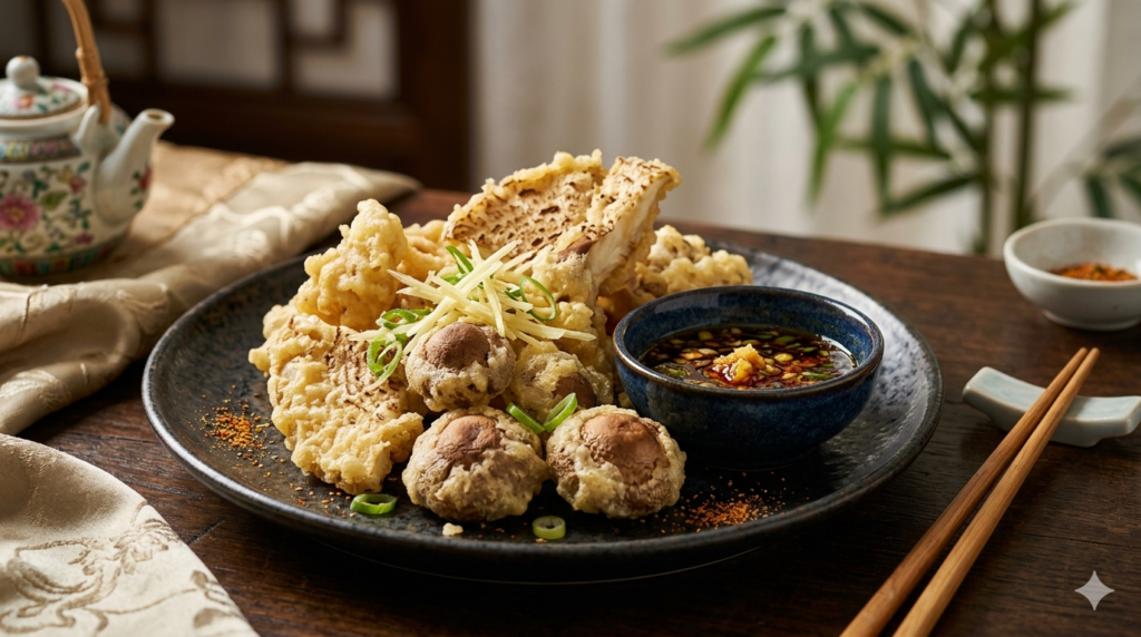 Master the ultimate indulgent wild mushroom dish. Experience the "Bohemian Rhapsody" Parasol Mushrooms, pan-seared in rich butter and glazed with a sweet Marsala wine sauce. Inspired by Freddie Mercury.