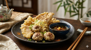 Master the ultimate indulgent wild mushroom dish. Experience the "Bohemian Rhapsody" Parasol Mushrooms, pan-seared in rich butter and glazed with a sweet Marsala wine sauce. Inspired by Freddie Mercury.