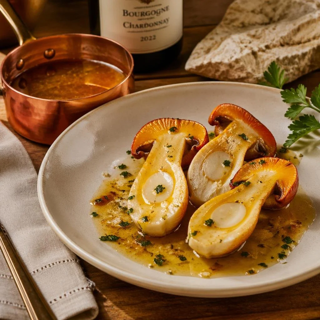 Burgundian Chardonnay Reduction with Caesar