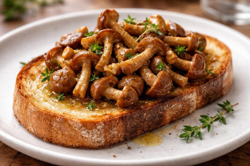 Buttery Sautéed Fairy Ring Mushrooms on Toast: A Simple, Restaurant-Quality Breakfast