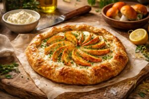 Caesar’s Mushroom and Ricotta Galette