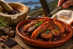 Catalan "Mar i Muntanya": Porcini and Langoustines Porcini and Langoustines
