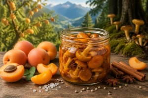 Chanterelle & Apricot Confit Chanterelle & Apricot Confit