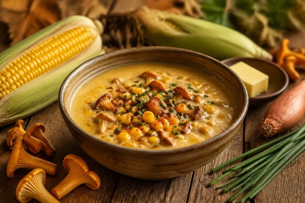 Chanterelle & Corn "Chowder"