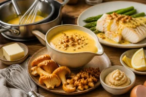 Chanterelle & Miso Brown Butter Hollandaise