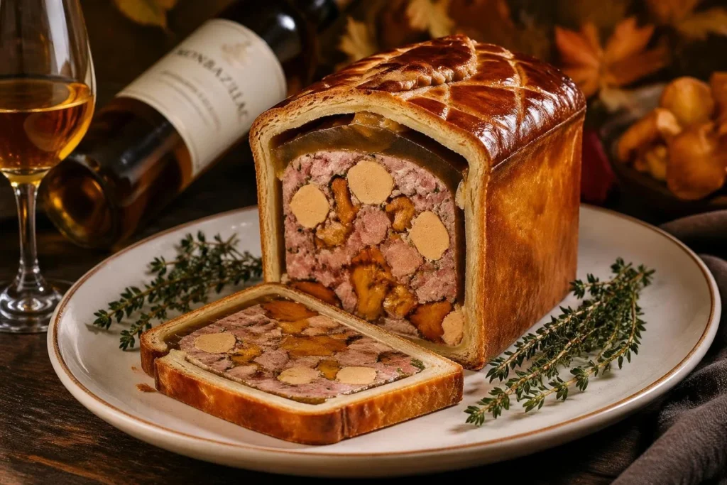 Chanterelle and Foie Gras Pâté en Croûte