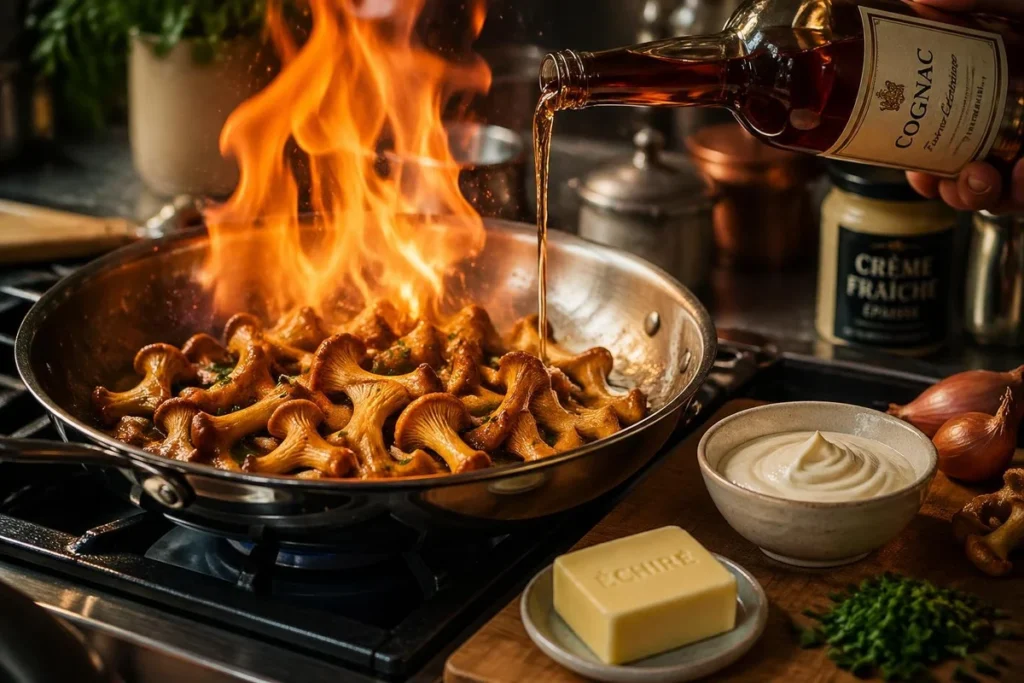 Chanterelles with Crème de Douceur