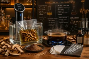 Cold Infused Porcini Oil and Vinegar Reduction Masterclass