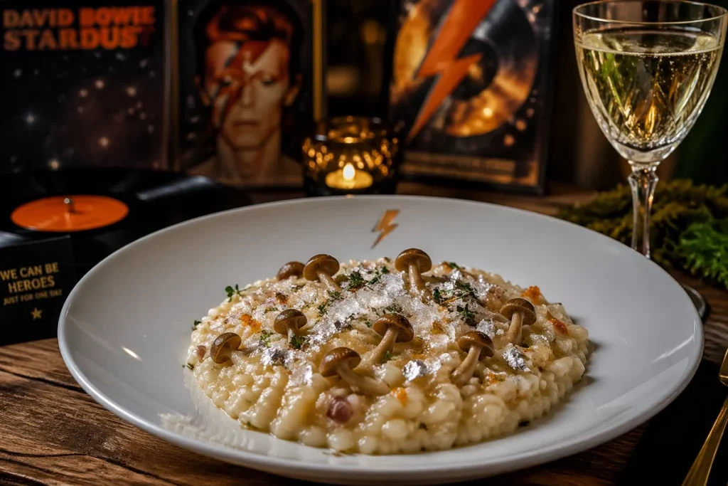 Gourmet Magic David Bowie Style Stardust Fairy Ring Mushroom Risotto Recipe