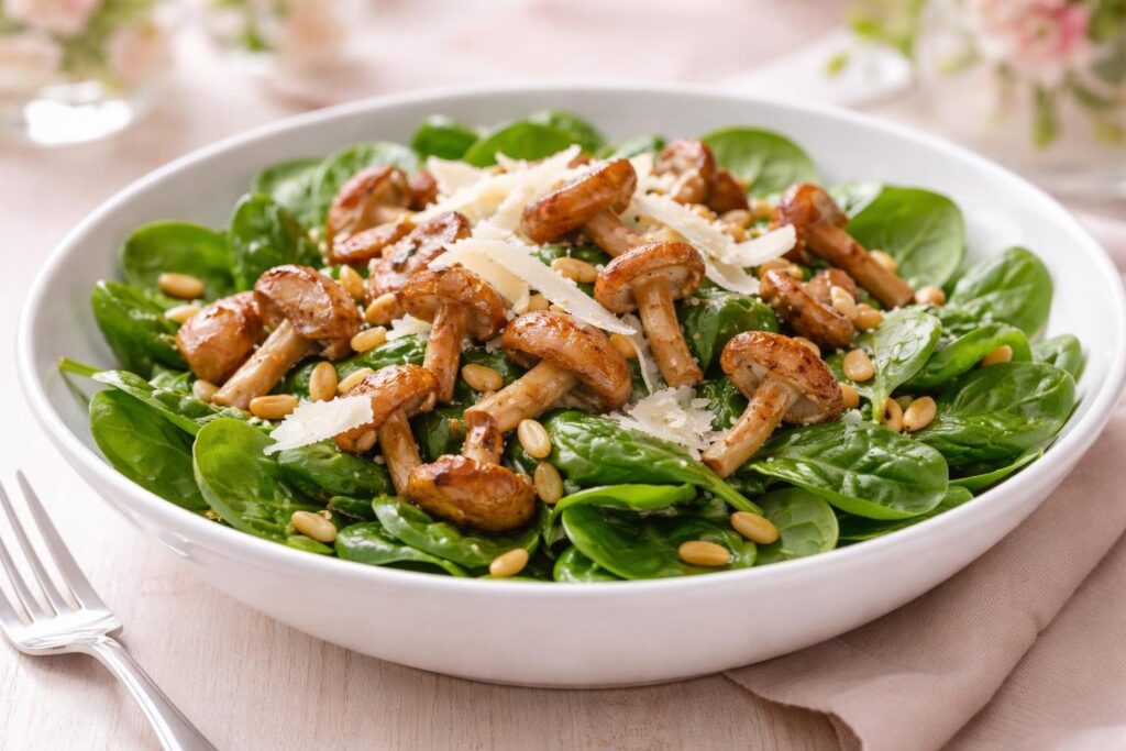 Gourmet Magic Authentic French Style Fairy Ring Mushroom Salad Recipe