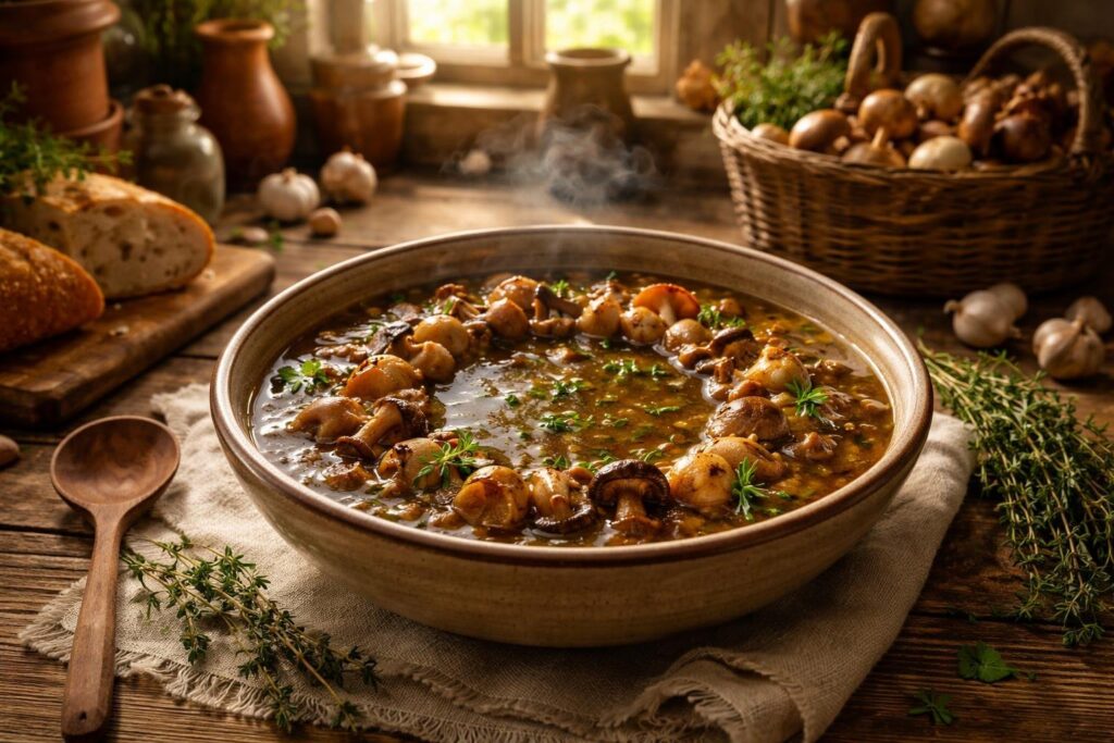 Gourmet Magic Authentic Fairy Ring Mushroom Village Stew Recipe