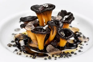 Gourmet Magic Black Truffle and Balsamic Glazed Yellow Foot Mushroom Recipe