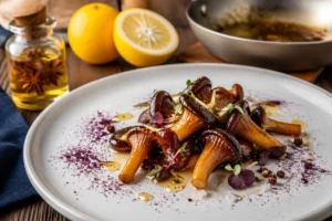 Gourmet Magic Star Anise and Yuzu Yellow Foot Mushroom Recipe