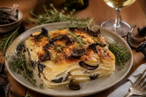 Smoked Black Trumpet and Potato Gratin for Total Perfection Recipe