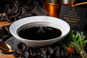 Gourmet Magic Wild Harvested Gourmet Cardinal Richelieu Black Trumpet Consommé for Total Perfection Recipe