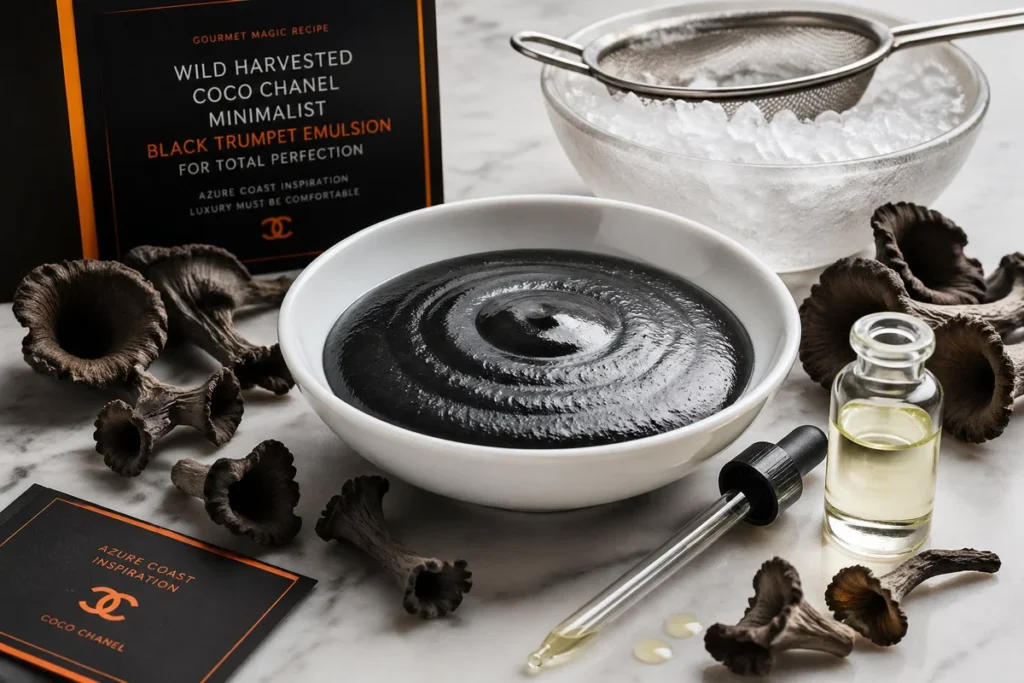 Gourmet Magic Wild Harvested Gourmet Coco Chanel Minimalist Black Trumpet Emulsion for Total Perfection Recipe