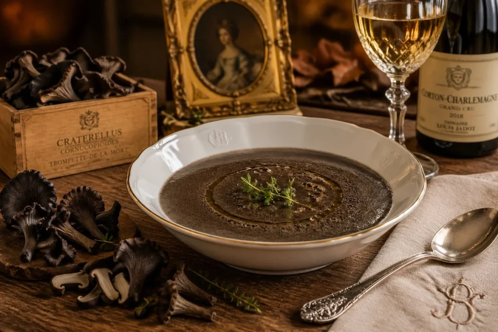 Gourmet Magic Wild Harvested Gourmet Empress Eugénie Velvet Black Trumpet Bisque for Total Perfection Recipe