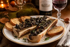 Gourmet Magic Wild Harvested Gourmet Louis XVI Roasted Black Trumpet and Bone Marrow for Incredible Mastery Recipe