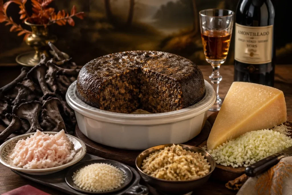 Gourmet Magic Wild Harvested Gourmet Queen Victoria Black Trumpet Savory Pudding for Ultimate Perfection Recipe