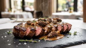 Gourmet Steak with Creamy Morel Sauce: A Forest Umami Feast