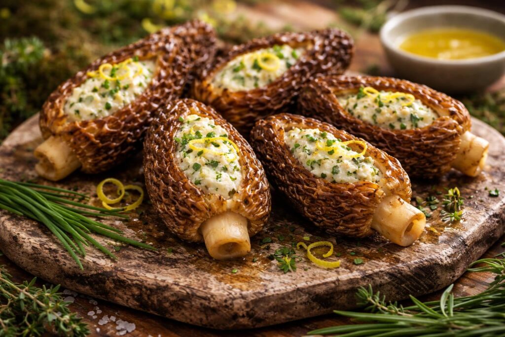 Gourmet Stuffed Morels - The Spring Forest Truffle