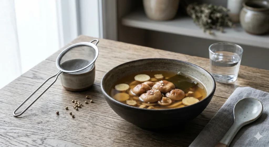 Gourmet Magic Restorative Mineral Rich Fairy Ring Mushroom Broth Recipe