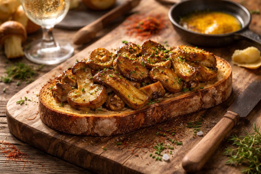 Highland Gold - Porcini & Saffron Sourdough Toast
