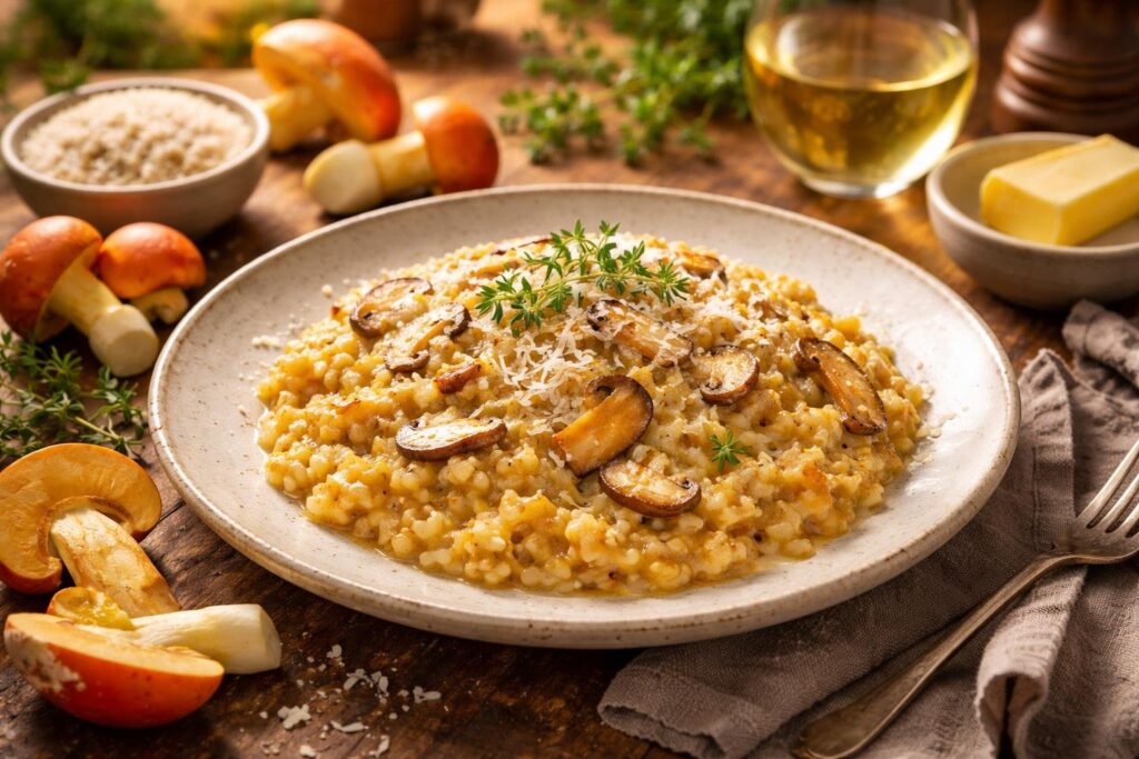 Imperial Caesar’s Mushroom Risotto - Creamy Elegance