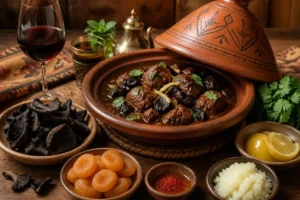 Lamb & Black Trumpet Tagine