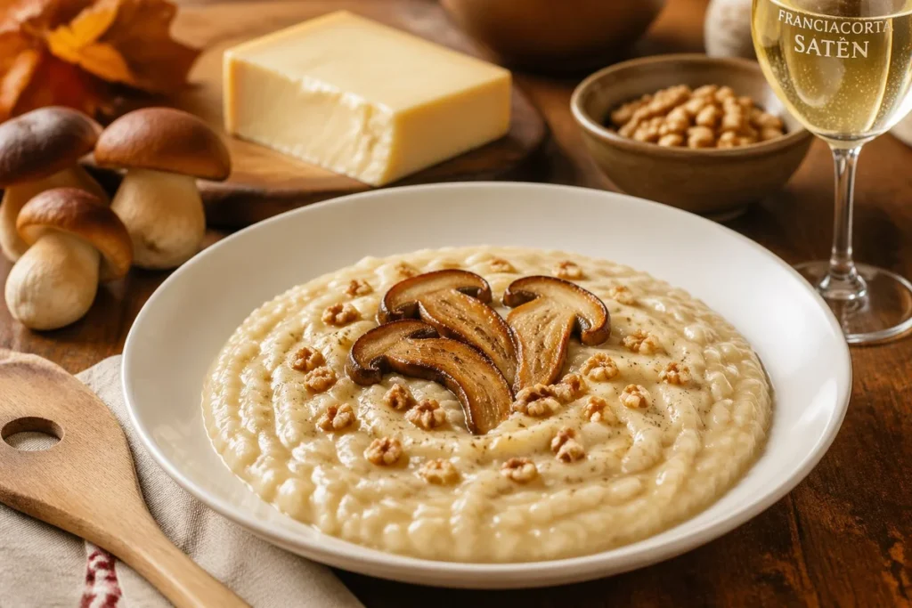 Wild Harvested Gourmet Massimo Bottura Porcini Risotto for Ultimate Perfection Recipe