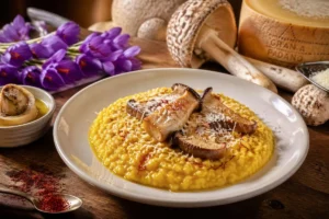 Macrolepiota Risotto with Bone Marrow Butter