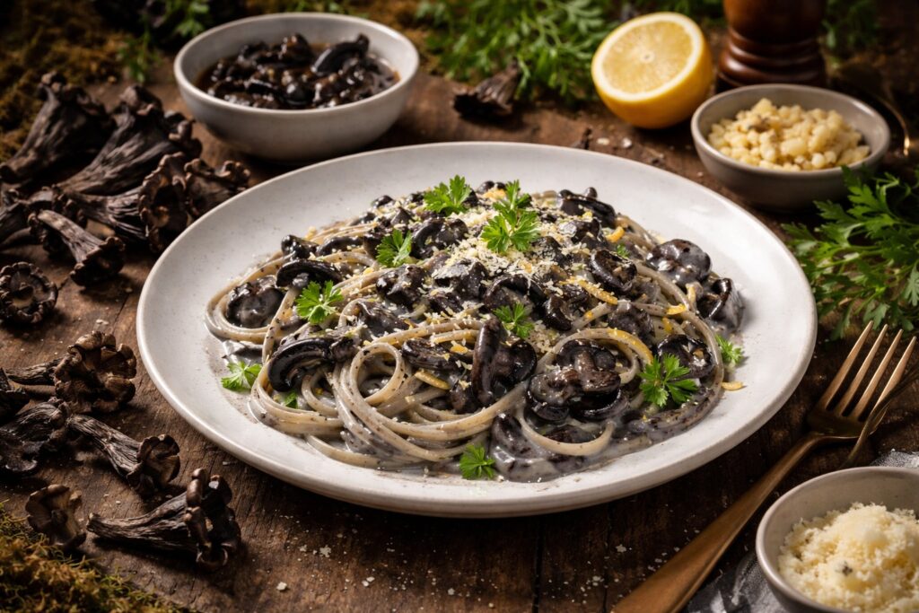 Black Trumpet Mushroom Pasta Linguine Recipe for Ultimate Perfection