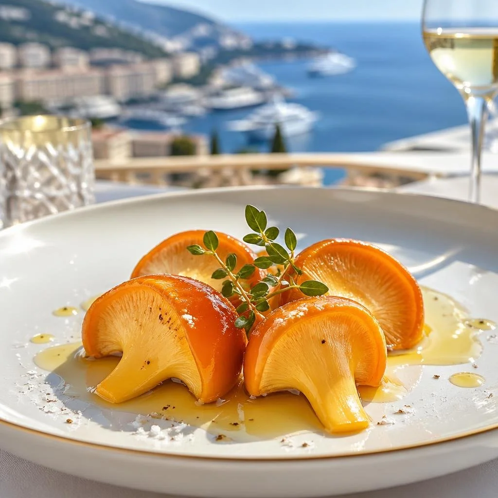Monaco Style Poached Caesar Mushroom